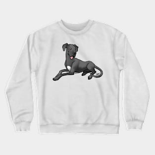 Dog - Great Dane - Black Natural Ears Crewneck Sweatshirt